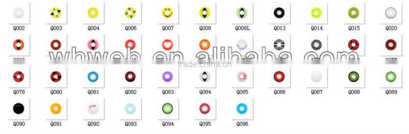 Halloween Party Cosplay Various Sparkle Color Contact Crazy Lens