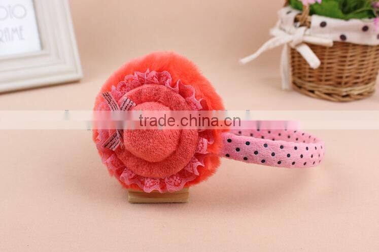 Factory wholesale warm faux fur earmuffs with cheap price