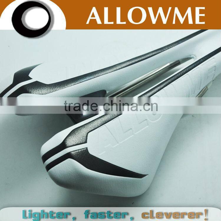 allowme titanium super light imitation leather MTB bicycle saddle