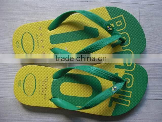 Custom design rubber man slipper