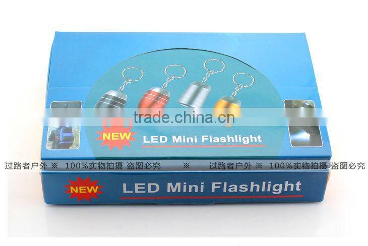 Goread 3LED Horn aluminum flashlight high bright gift torch led keychain