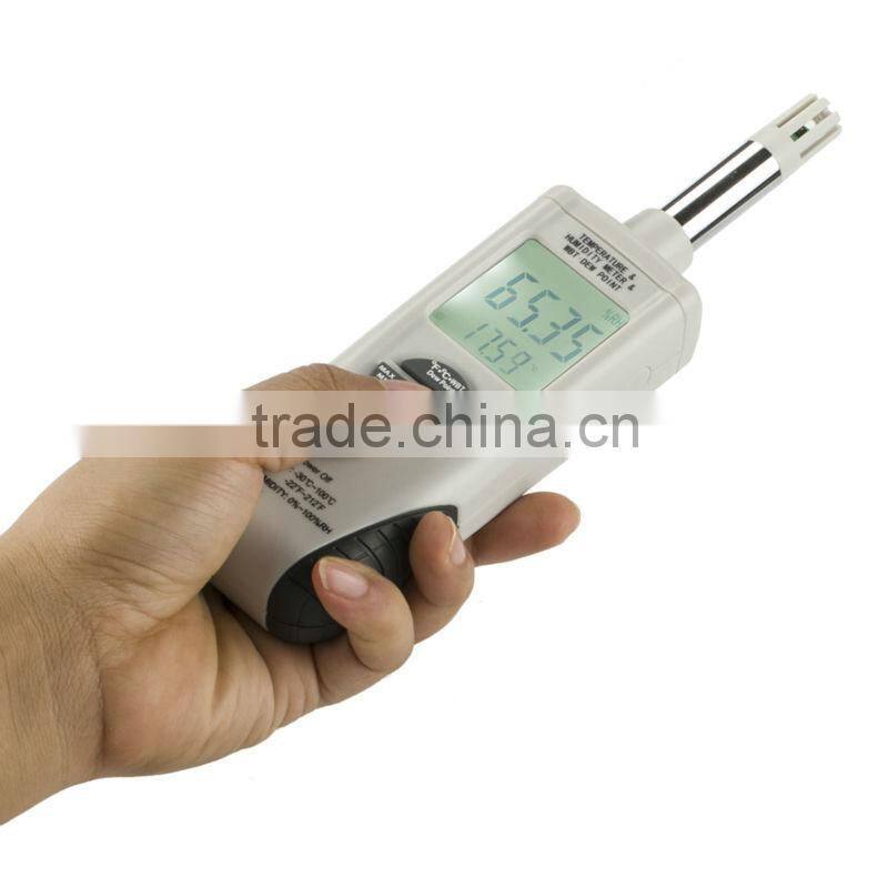 Digital Psychrometer Humidity and Temperature Meter Dew Point Wet Bulb Tester