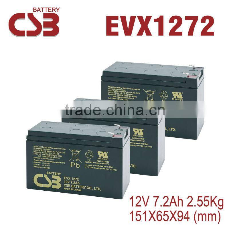 CSB EVX1272 Car rechargeable Battery