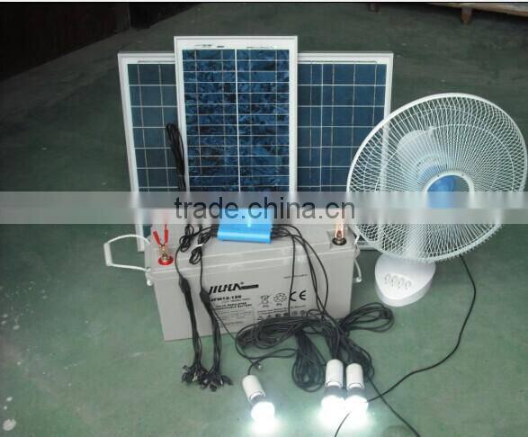 9W off-grid separating solar lighting system
