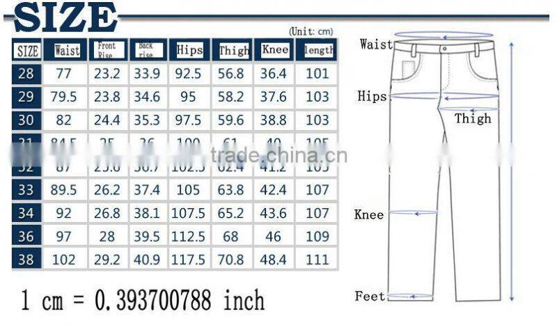 European-styled jeans plus thick Business jeans straight and skinning fitting denim garment factory denim trousers