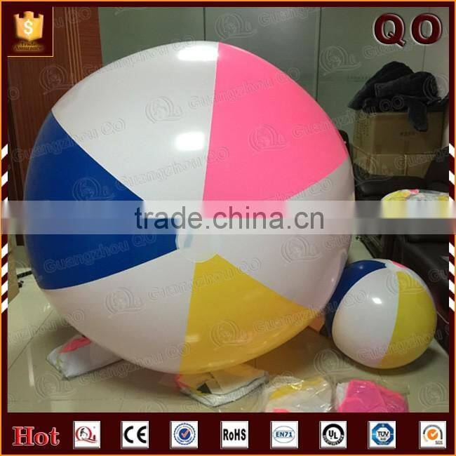 Promotional giant colorful beach ball fabric covered beach ball
