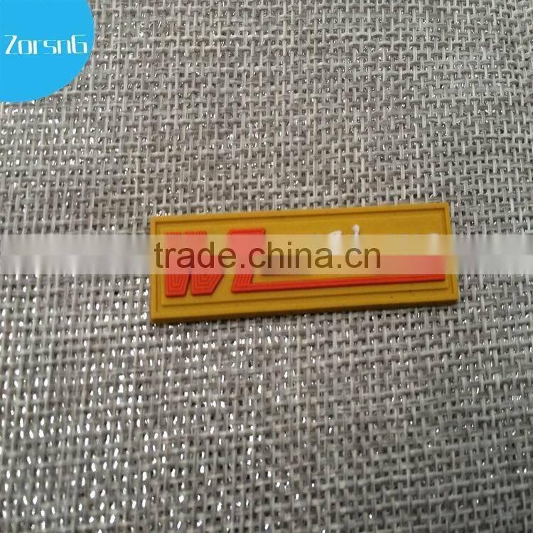 cute style of silicone/pvc patches for clothing