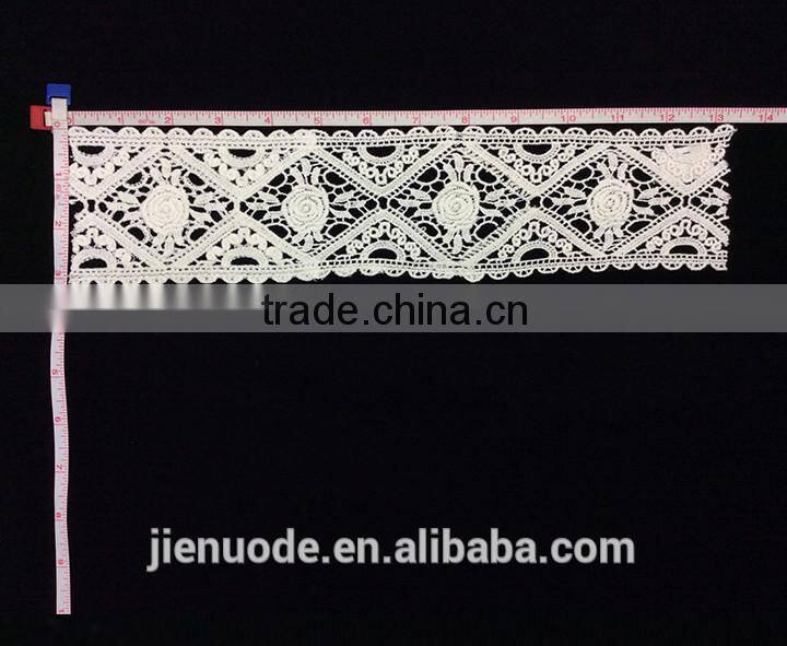 New Products Hot Sell Fashion Water Soluble Cotton Guipure Lace Trim