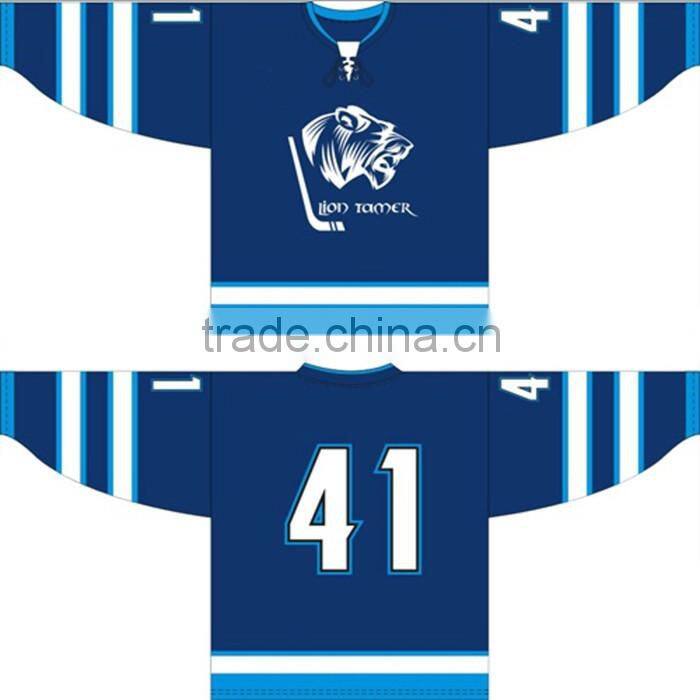 Wholesale european sublimated team set custom ice hockey jersey china