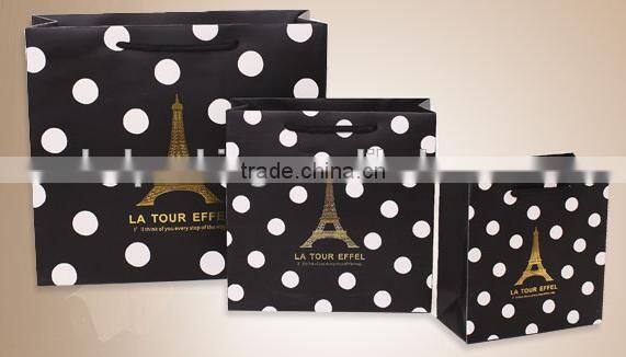 Beautiful hand paper bag wholesale gift shopping bag