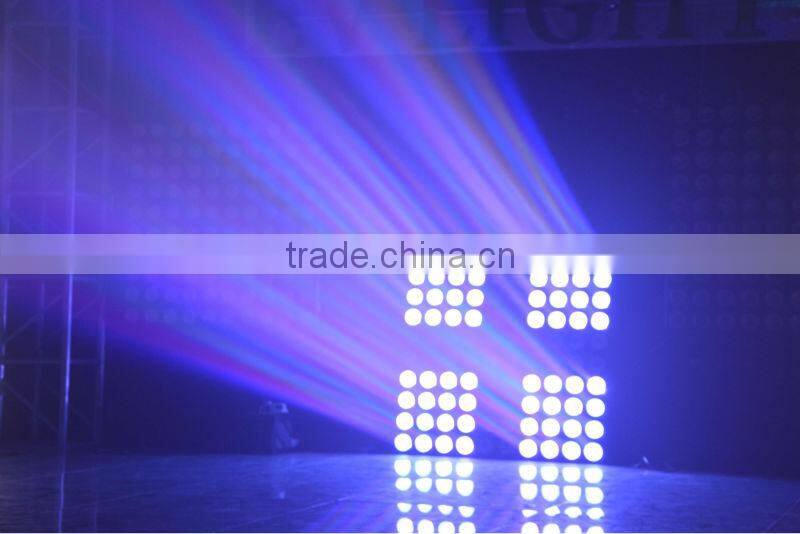 Multifunction led stage light tri color 25pcs led matrix stage light