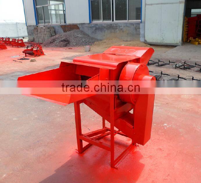 Wheat barely thresher machine with diesel engine drive