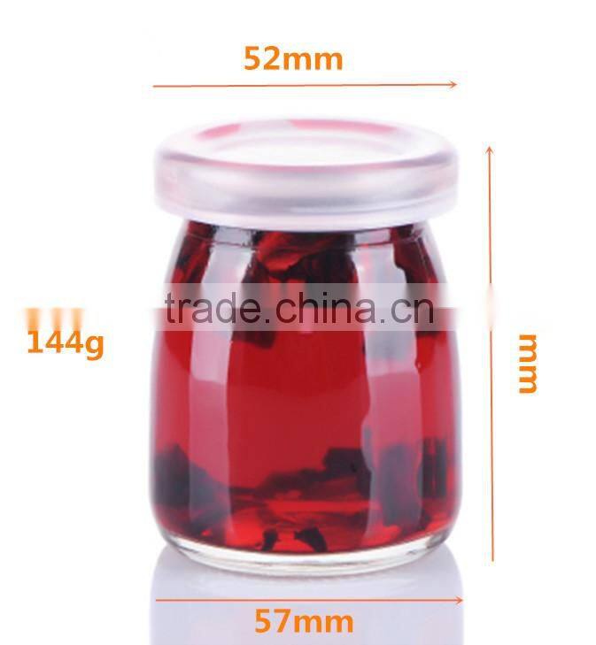 100ml empty clear round hot-sale milk drinking glass bottle
