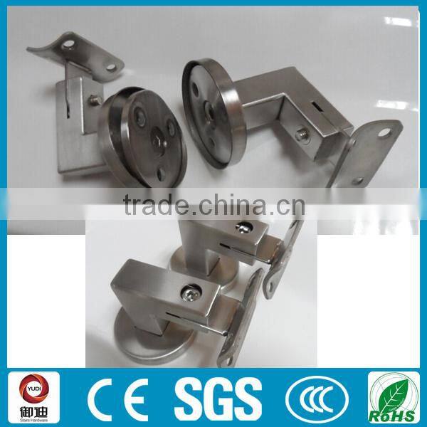 outdoor316 stainless steel brushed square wall brackets for handrail fittings design