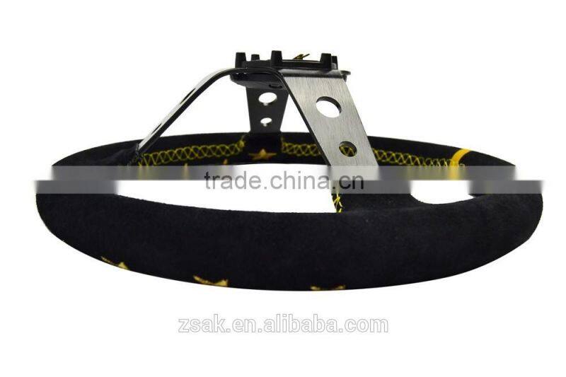 14inch suede steering wheel zhongshan wheel made in China
