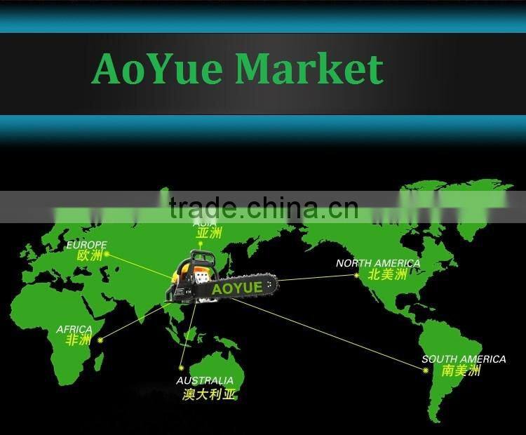 2-stroke gasoline chain saw with alloy BLADE