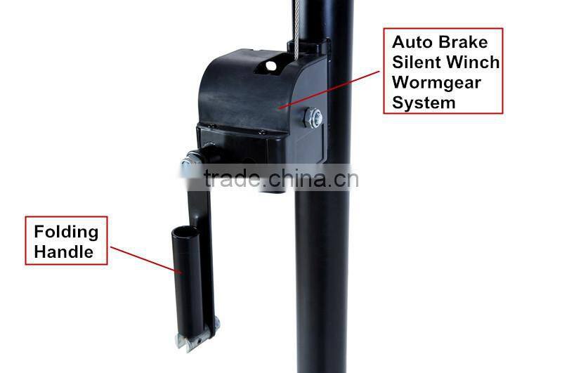 heavy duty load 80kg tripod t-bar lighting stand up to 4m telescopic tripod stand