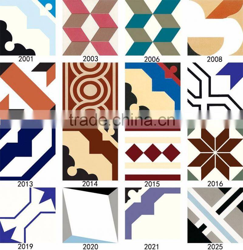 200x200mm decorative building materials, handmade moroccan cement tile