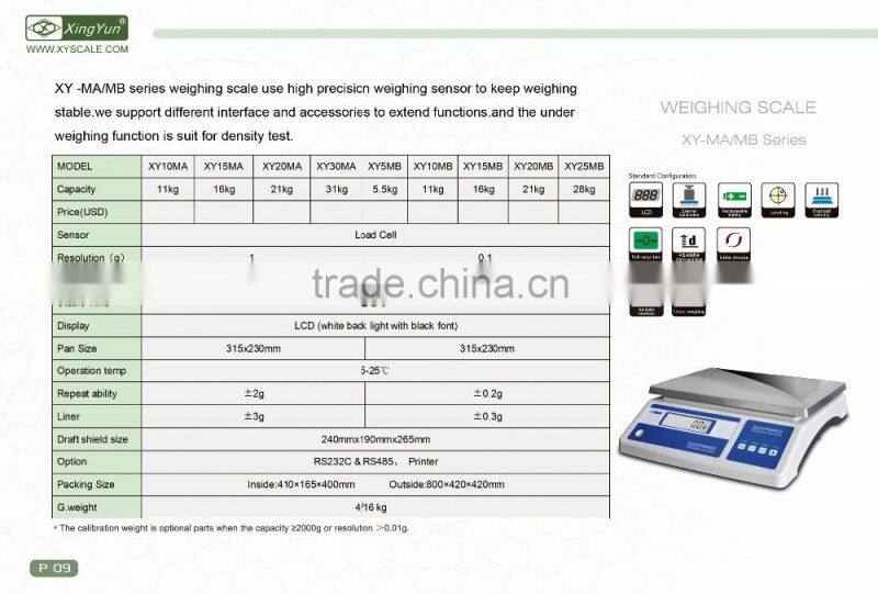 0.1g platform scale/weighing scale/digital scale