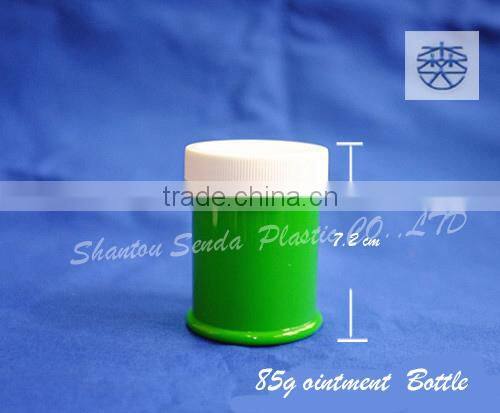 ointment jar with lid, plastic ointment container, ointment container with cap