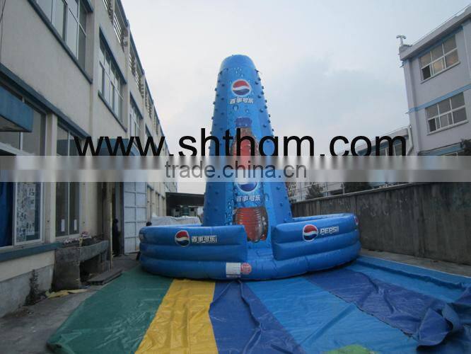 Advertising inflatable rock climbing