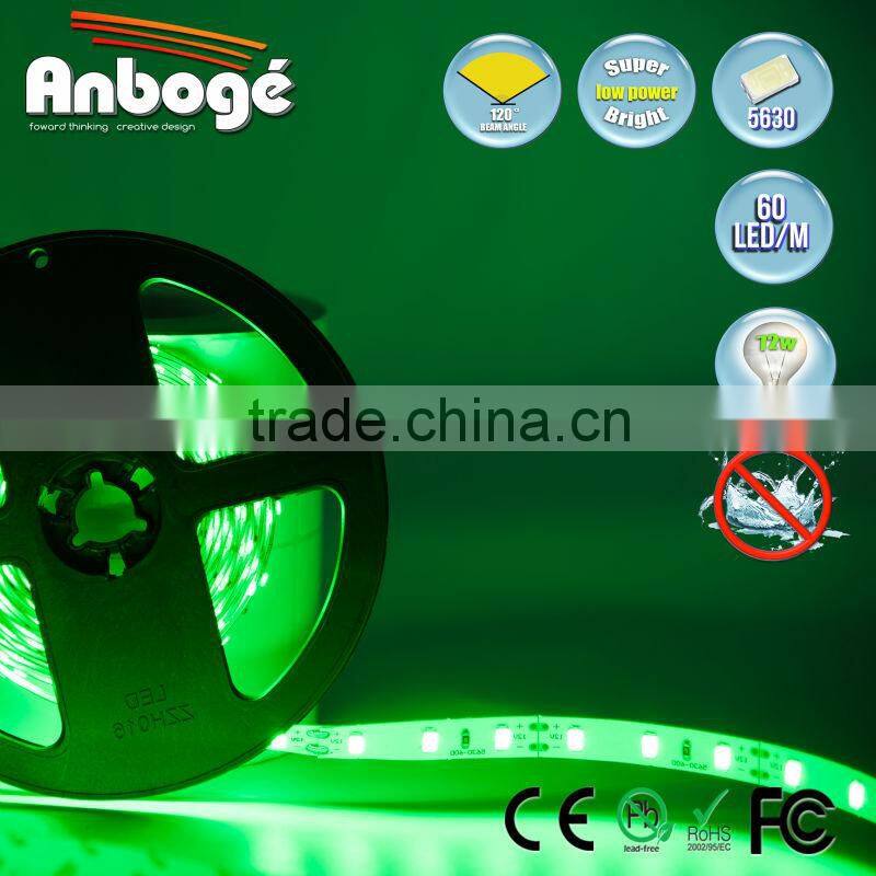 High Brightness Samsung Smd 5630 Led Strip DC12v 60led/m red blue green yellow