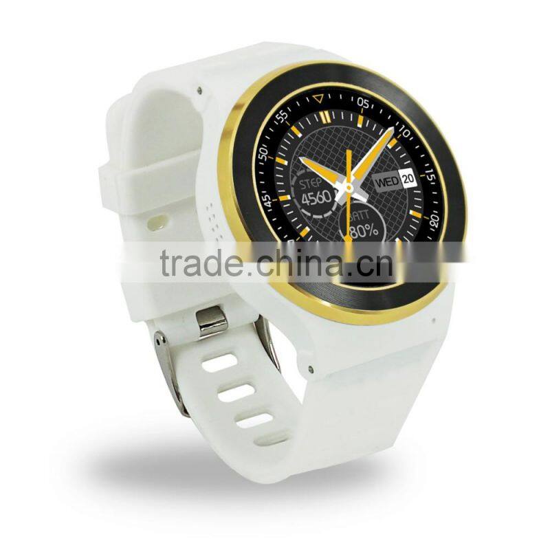 2016 new and hot selling android 5.0 WCDMA 3G watch phone;WIFI; MTK6580M; GPS; BT4.0; quad core; 5.0M pixel;