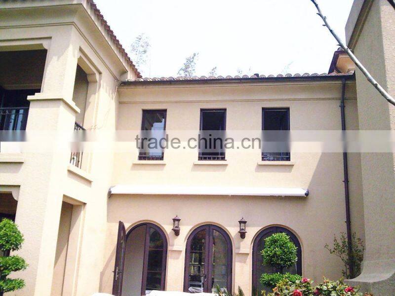 2014 new motorized automatic manual acrylic fullcassette retractable awning