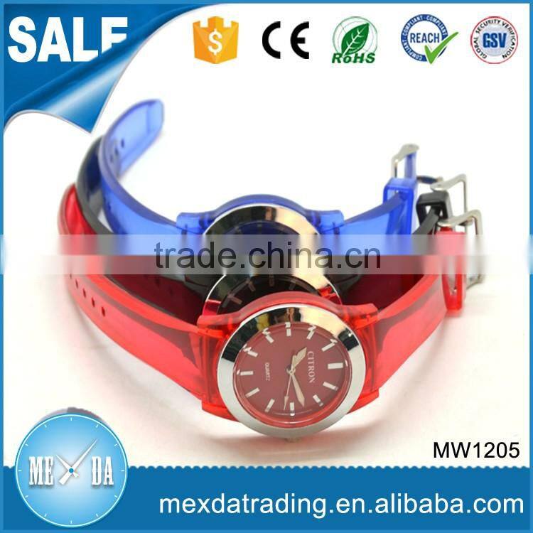 High quality sports silicone strap japan movement classic brand watch