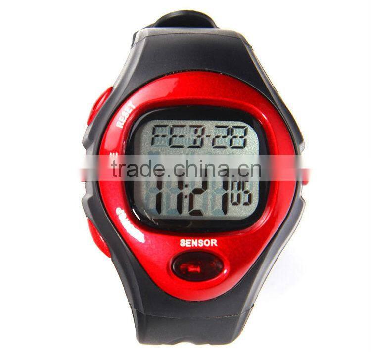 NEW sport Heart pulse brand Monitor Calories Counter Fitness pulse meter Watch silver