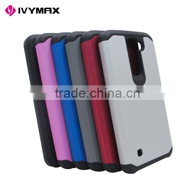 Mobile phone case manufacturer Guangzhou slim duo shield combo case for LG K7 M1