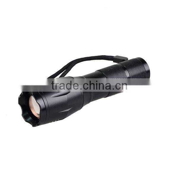 2000 Lumen Handheld Flashlight LED XML T6 Water Resistant Camping Torch Adjustable Focus Zoom Tactical Flashlight