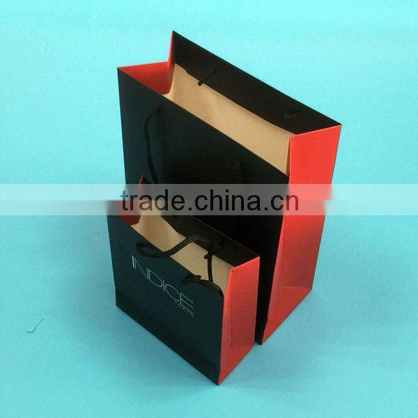 2016 Customized Cartoon gift bag/shopping bag/paper bag