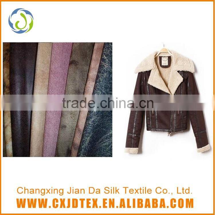 Wholesale polyester suede fabric for garment