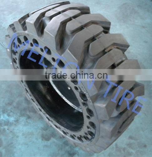 skid steer tire 10-16.5 with wheel