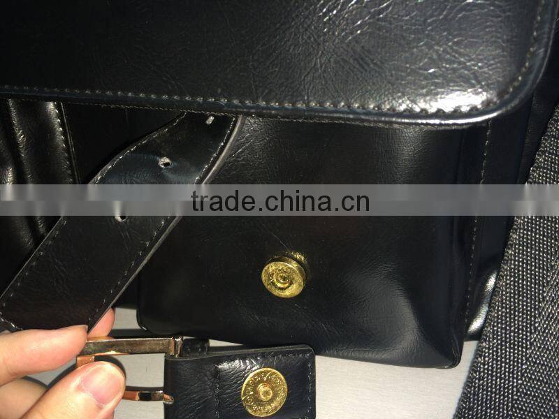 2016 new design customized leather men bag, briefcase for business men bag,fashion PU men handbags