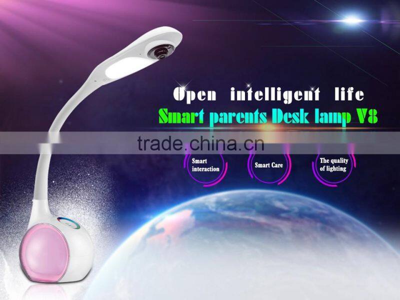 Wifi mobile phone remote control smart desk lamp for baby/kids monitor