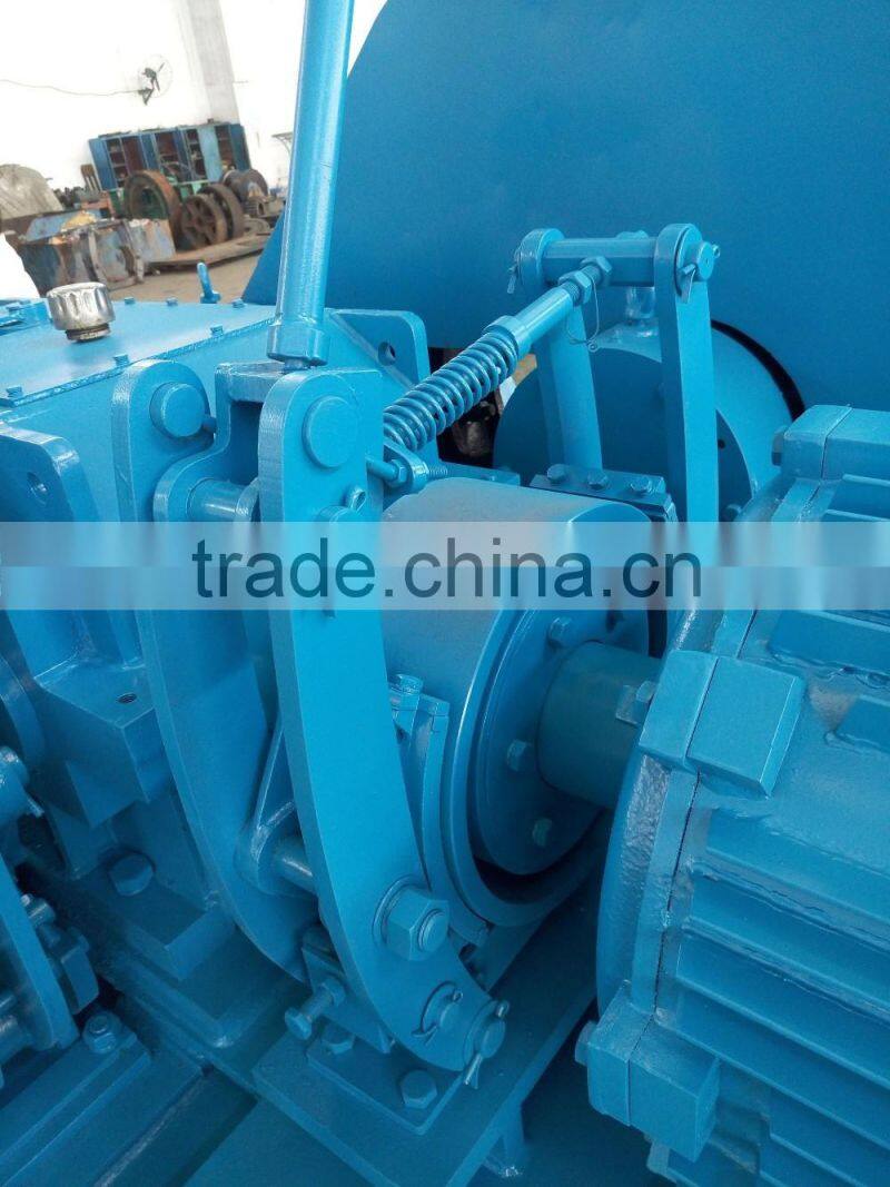 5ton Rail wire rope pulling winch