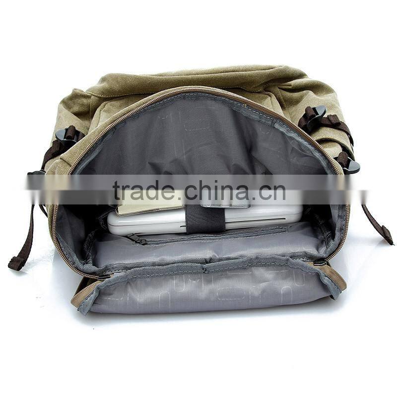 New Stylish backpakc outdoor sport Canvas backpack men's Hiking Backpack