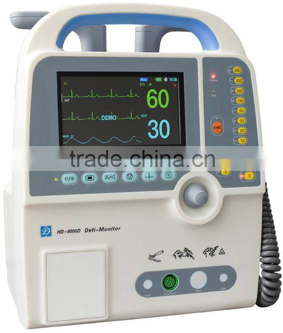 MCS-HD-8000D Emergency medical Monitor EMS Biphasic Defibrillator