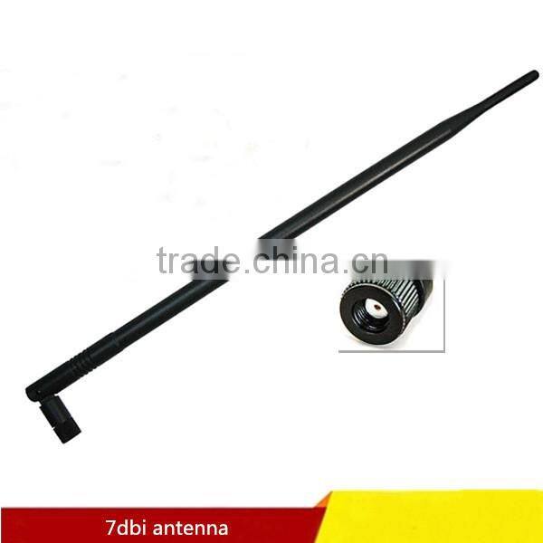 Factory Price High quality 2.4G Wifi wireless Terminal antenna, RP SMA 7dbi antenna