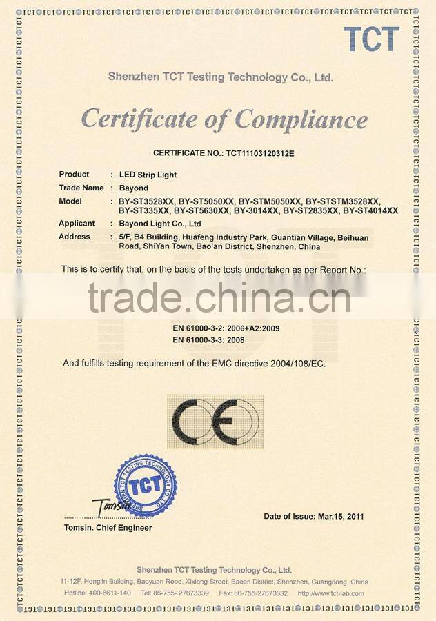 60 led/m white pcb led strip ws2811