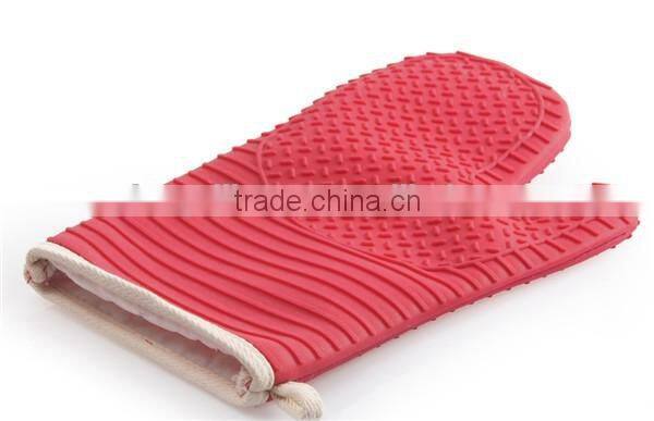 Custom printed christmas heat resistant silicone kitchen oven mitts