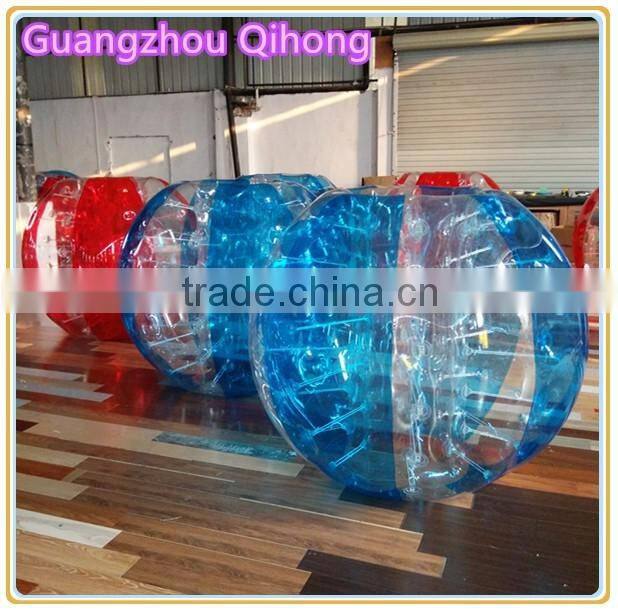 inflatable soccer bubble zorb ball, body zorbing ball
