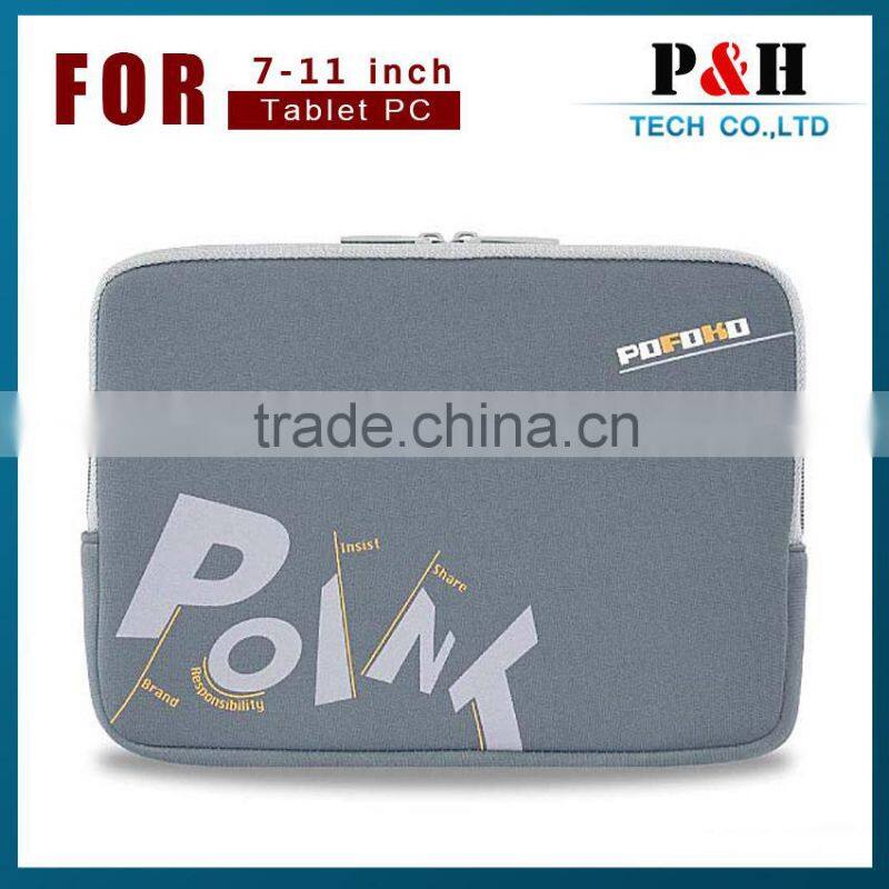 Heat sublimation printing neoprene laptop bag with custom printing