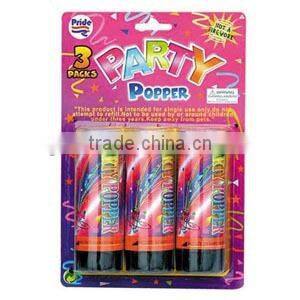 selling mini spring party popper/confetti cannon/confetti shooter