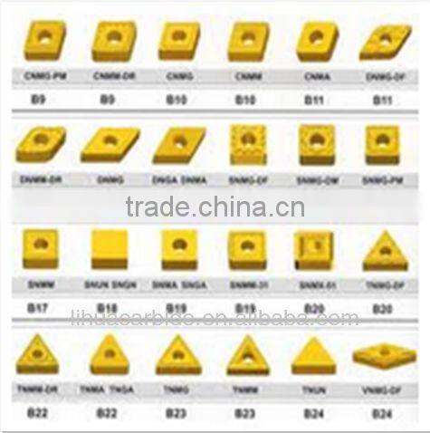 CNC indexable turning inserts