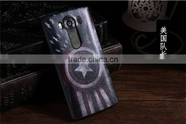 Colored drawing Flower Flag Catoon Soft TPU Silk Skin case for LG G5/LG V10