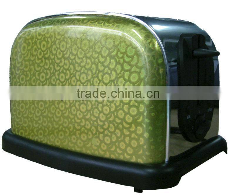 FT-103A 2 slice stainless steel toaster with water transfer effect