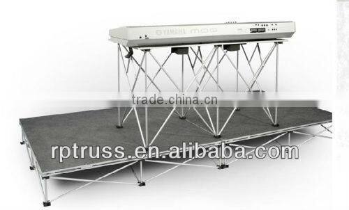 Energy saving full color HD LED video display screen RP folding acrylic event stages